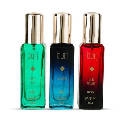 Women Gift Pack 3 Perfume Bottles (20ml x 3)